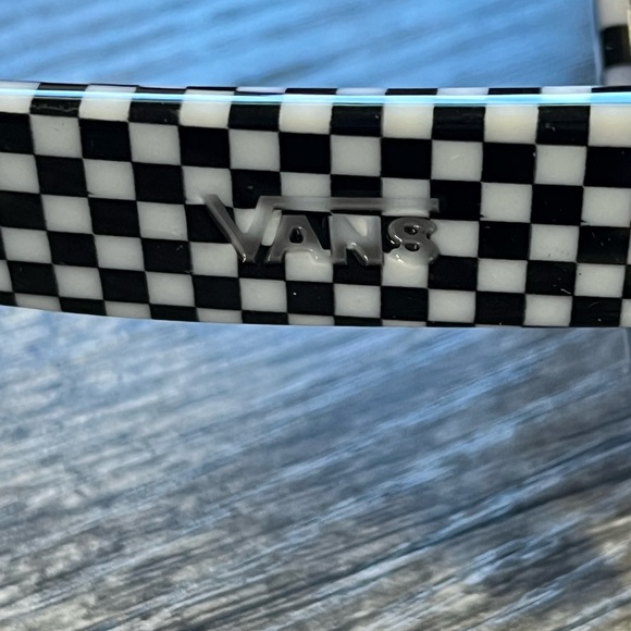 Vans Checkered Black and White Square Sunglasses - Picture 3 of 4